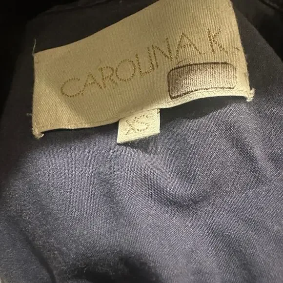 Carolina K Retro Mod Muumuu Midi Dress XS Artsy Kaftan Vacation Designer $425 - Picture 12 of 13